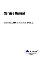 Alto AMX-140 - Service Manual 